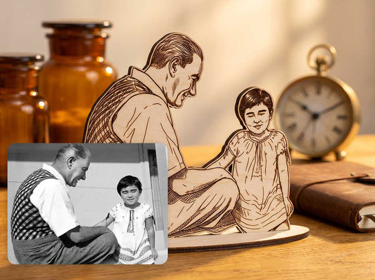 Fotoğraftan Ahşap Heykel