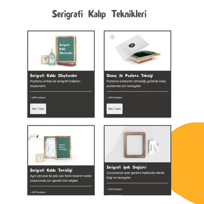 Serigrafi Kalıp Oluşturma Teknikleri